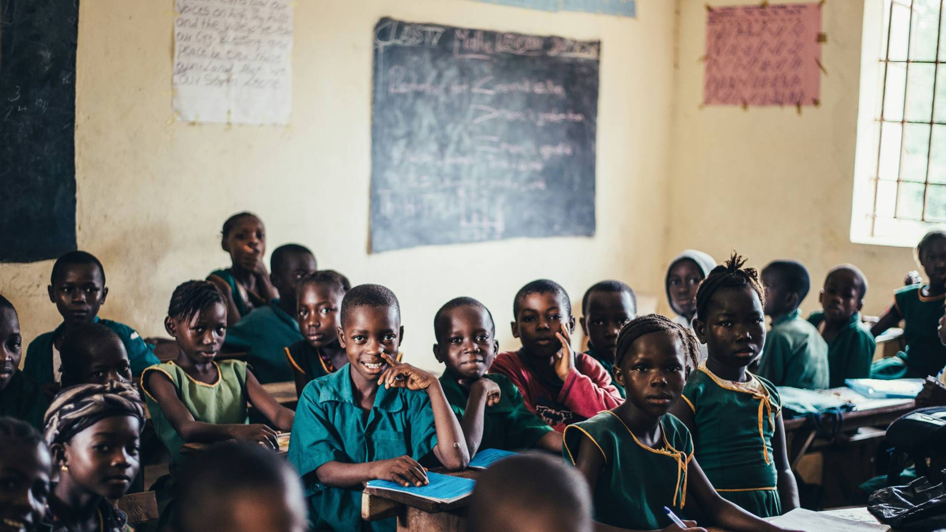 Children at school