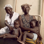 Children at a health center